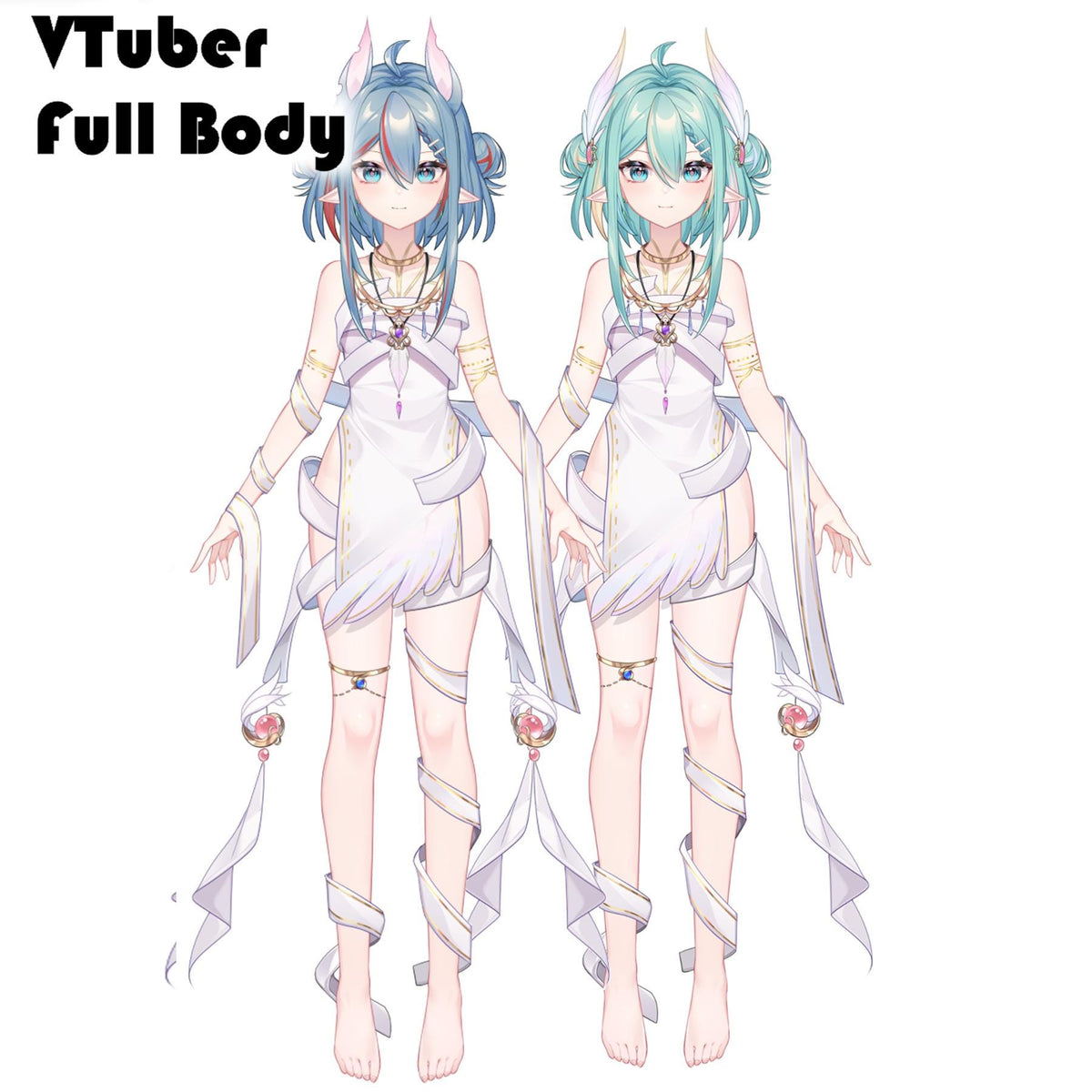 Elf VTuber Model – Ready to Use, Full Body, Vtube Studio