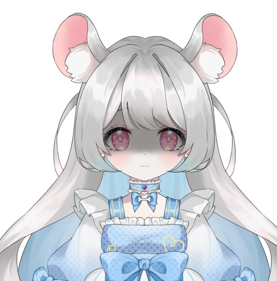 Hamster Girl VTuber Model | Live2D, Fully Rigged for Streamers