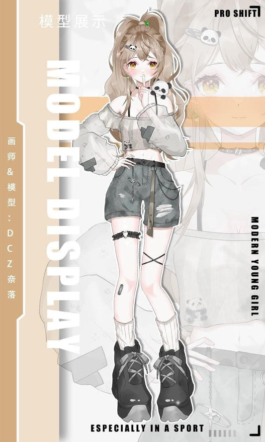 Cowgirl VTuber Model | Live2D Full Body Design for Streamers