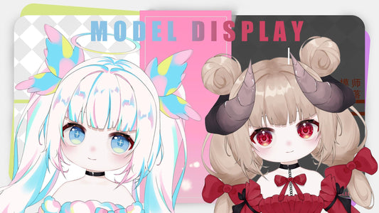 Chibi Twins - live2d Vtuber Model / commercial use/ ready to use/ full body/ Vtube Studio/ ready for steaming