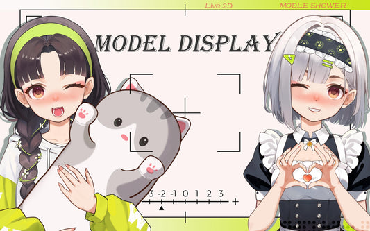 Live2D Vtuber Model – MeowLime, 2 Outfits, Ready to Stream