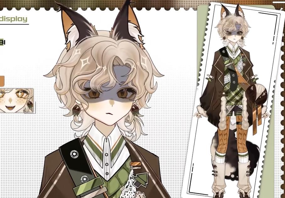 Chestnut Komatsu Live2D VTuber Model – Rustic Autumn Kemonomimi