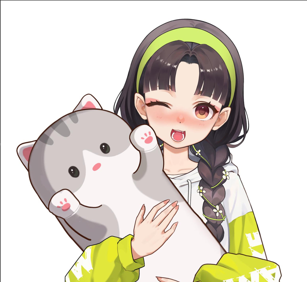 Live2D Vtuber Model – MeowLime, 2 Outfits, Ready to Stream