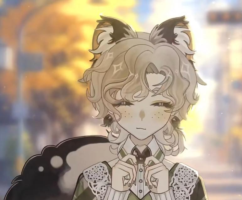 Chestnut Komatsu Live2D VTuber Model – Rustic Autumn Kemonomimi