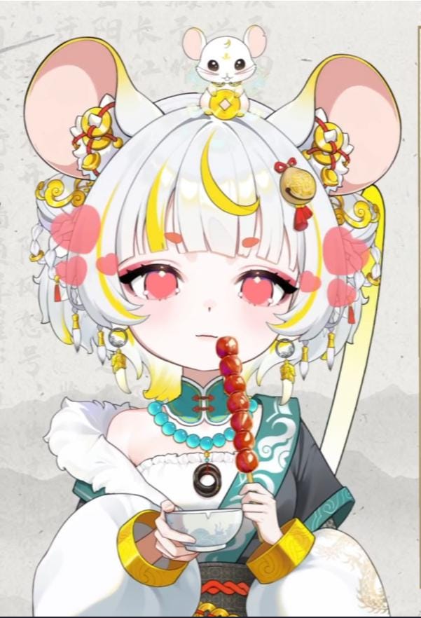 Lunari Live2D Vtuber Model – Hanfu Outfit, Fully Rigged, Commercial Use