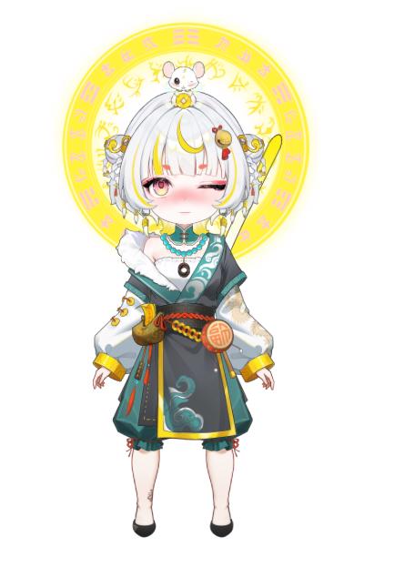 Live2D VTuber Model – Lunari Basic, Hanfu Outfit, Ready to Stream