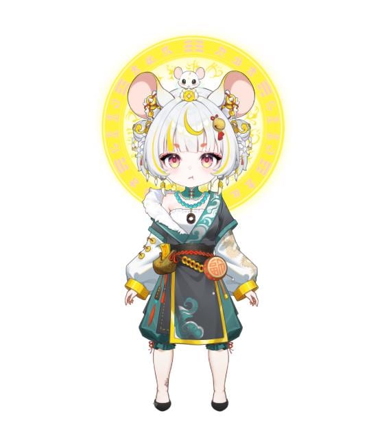 Live2D VTuber Model – Lunari Basic, Hanfu Outfit, Ready to Stream