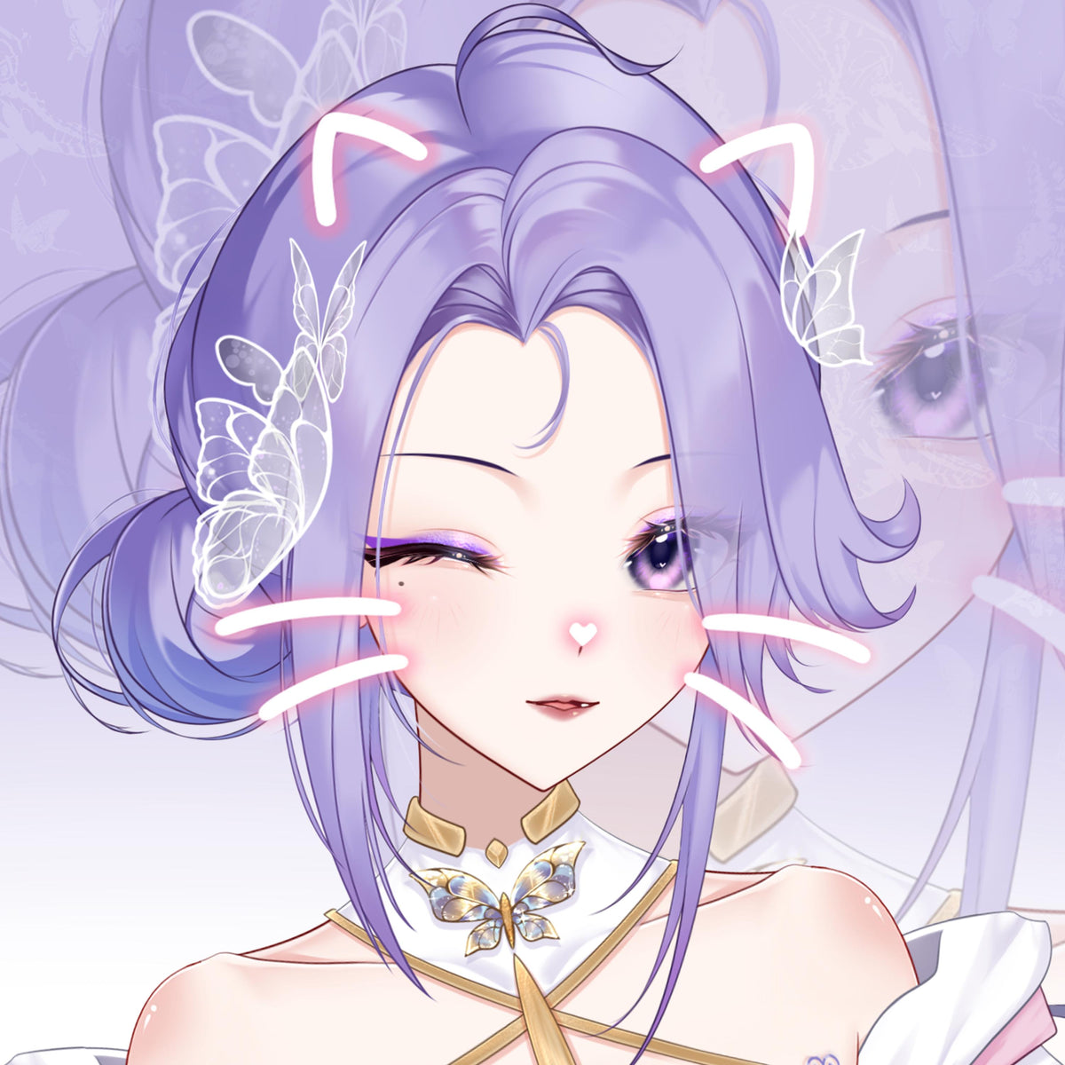 Butterfly Live2D VTuber Model – Full Body, Ready to Use