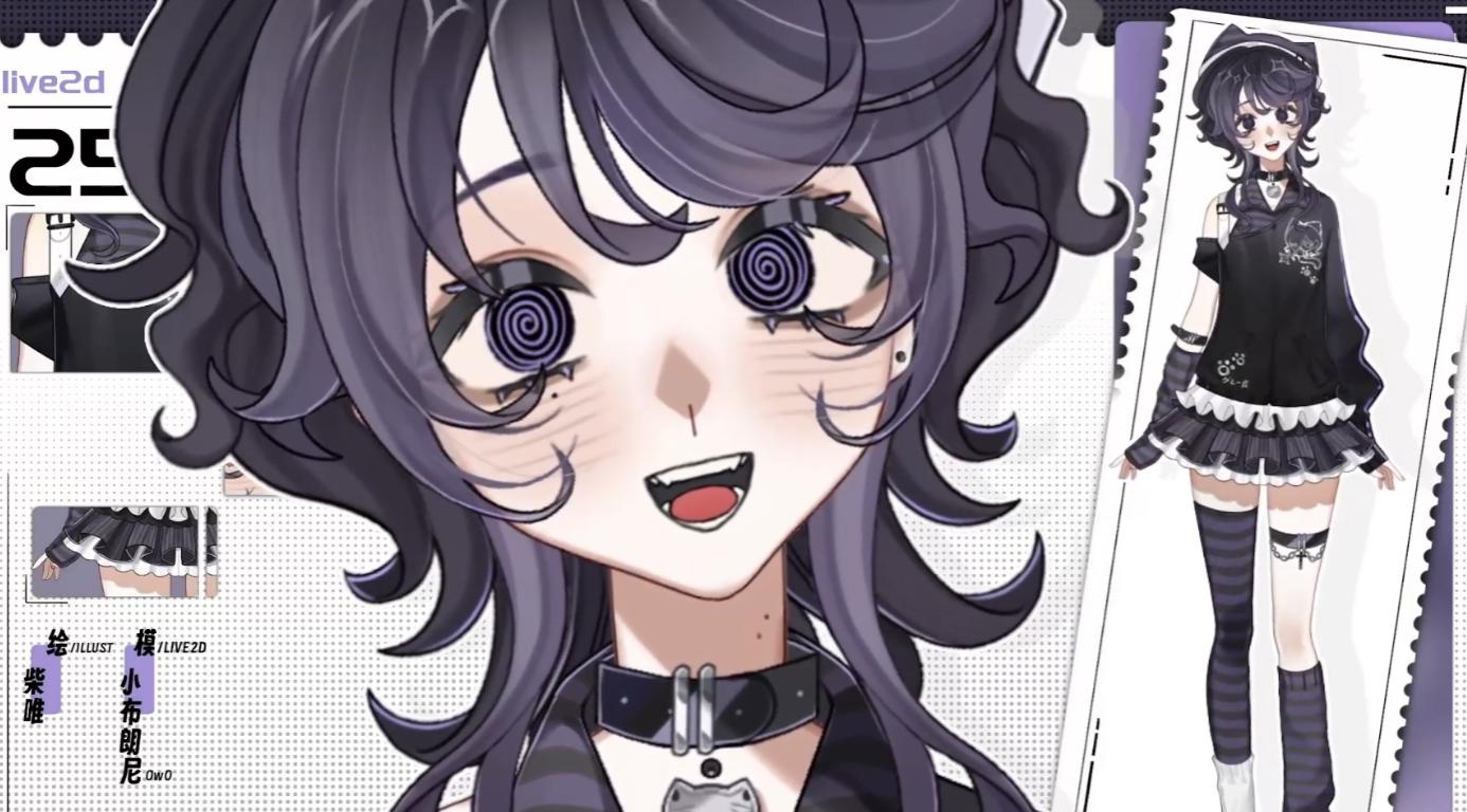 Mari Fujiki Live2D Vtuber Model – Cat-Eared Rocker, VTube Studio Ready