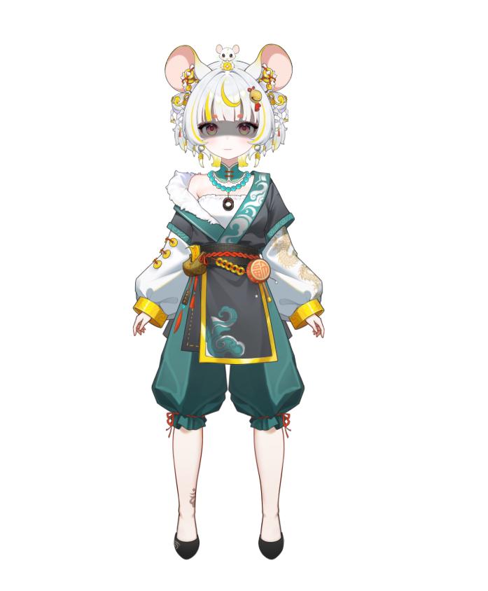 Live2D VTuber Model – Lunari Basic, Hanfu Outfit, Ready to Stream