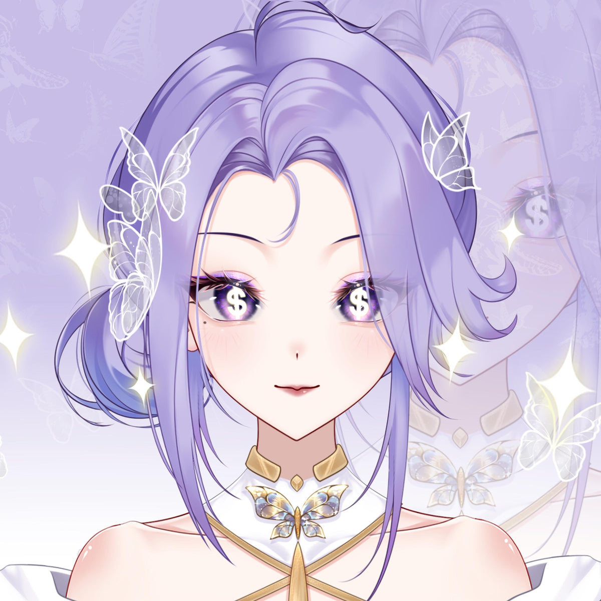 Butterfly Live2D VTuber Model – Full Body, Ready to Use