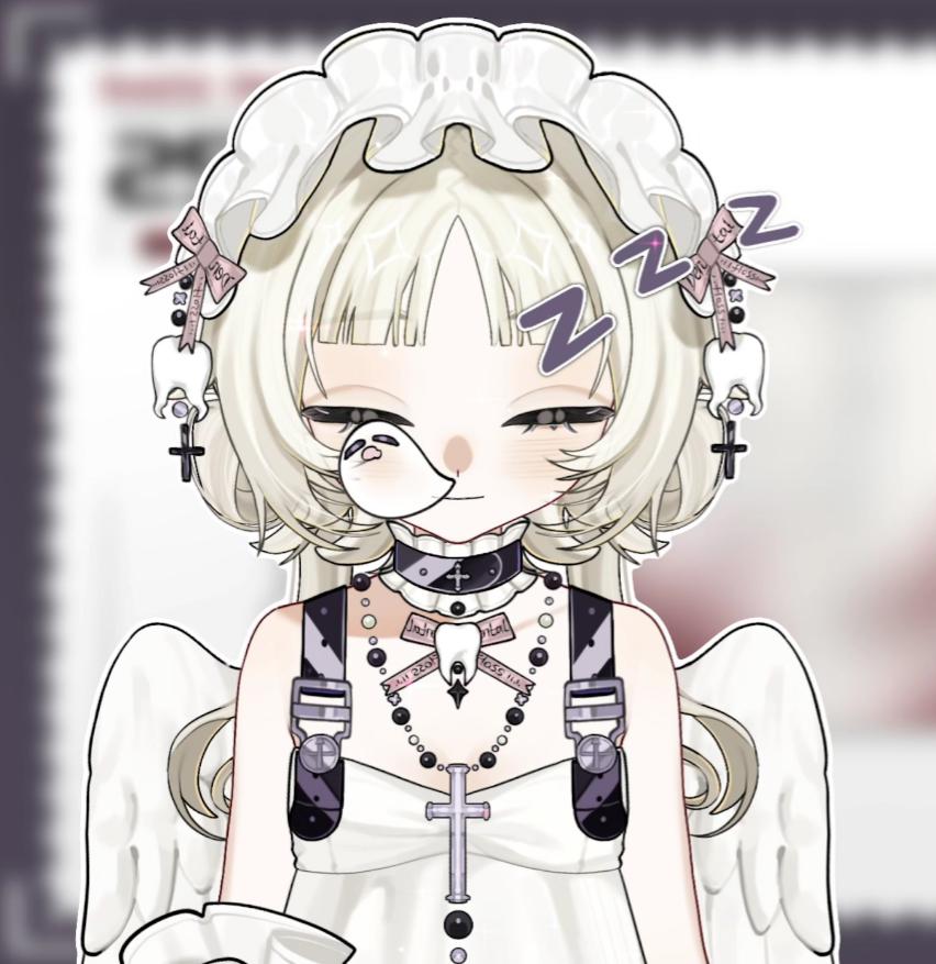 Gothic Angelic Idol Vtuber Model – Ready to Use, Full Body