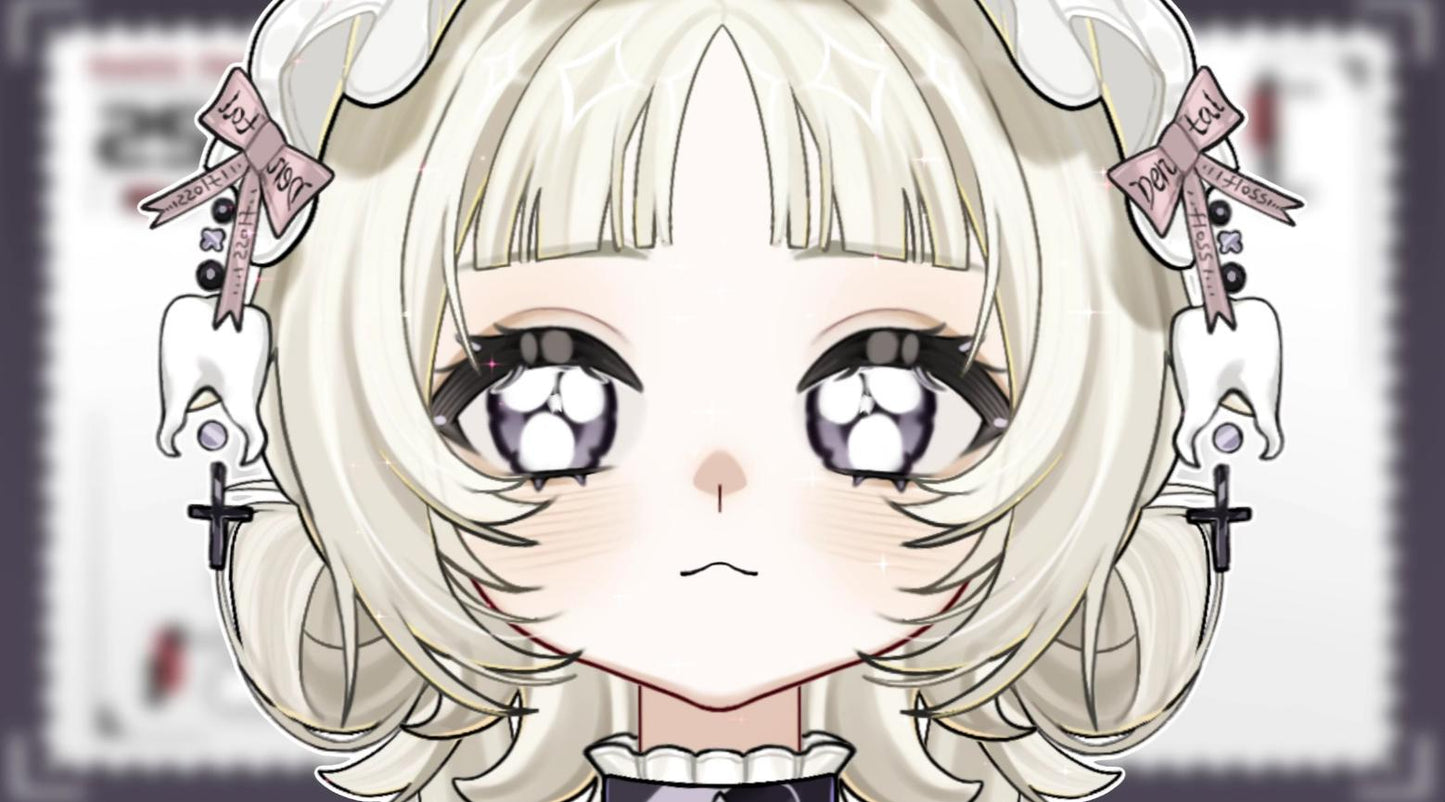Gothic Angelic Idol Vtuber Model – Ready to Use, Full Body