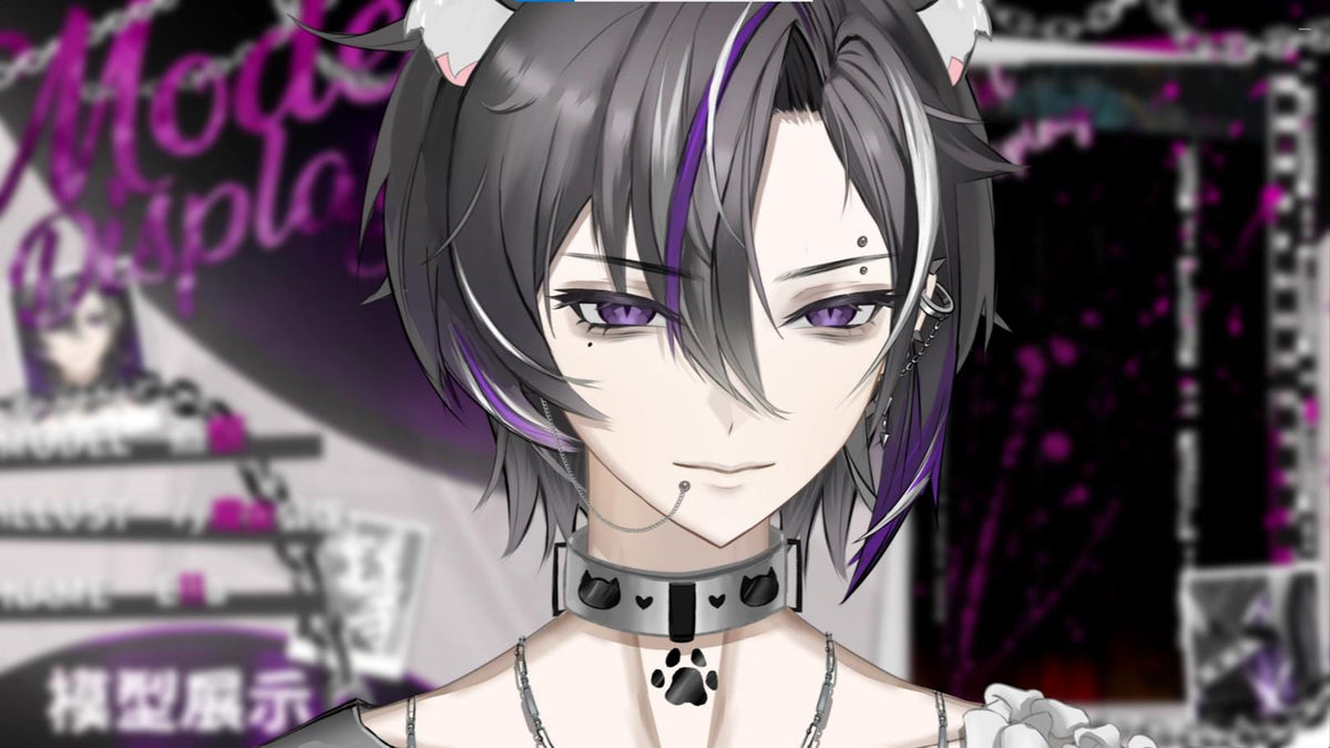 Elle - Wolf VTuber Model – Gothic, Ready to Use (Vtube Studio)