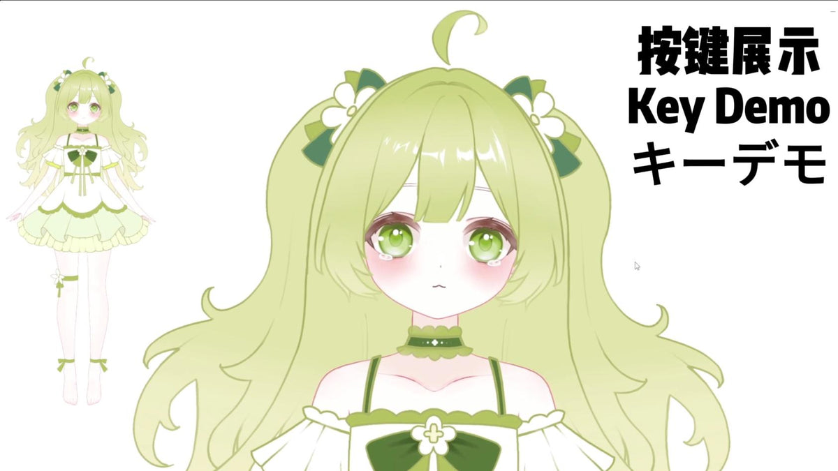 Exclusive VTuber Model – Full Body Live2D, 12 Toggles (PSD File)