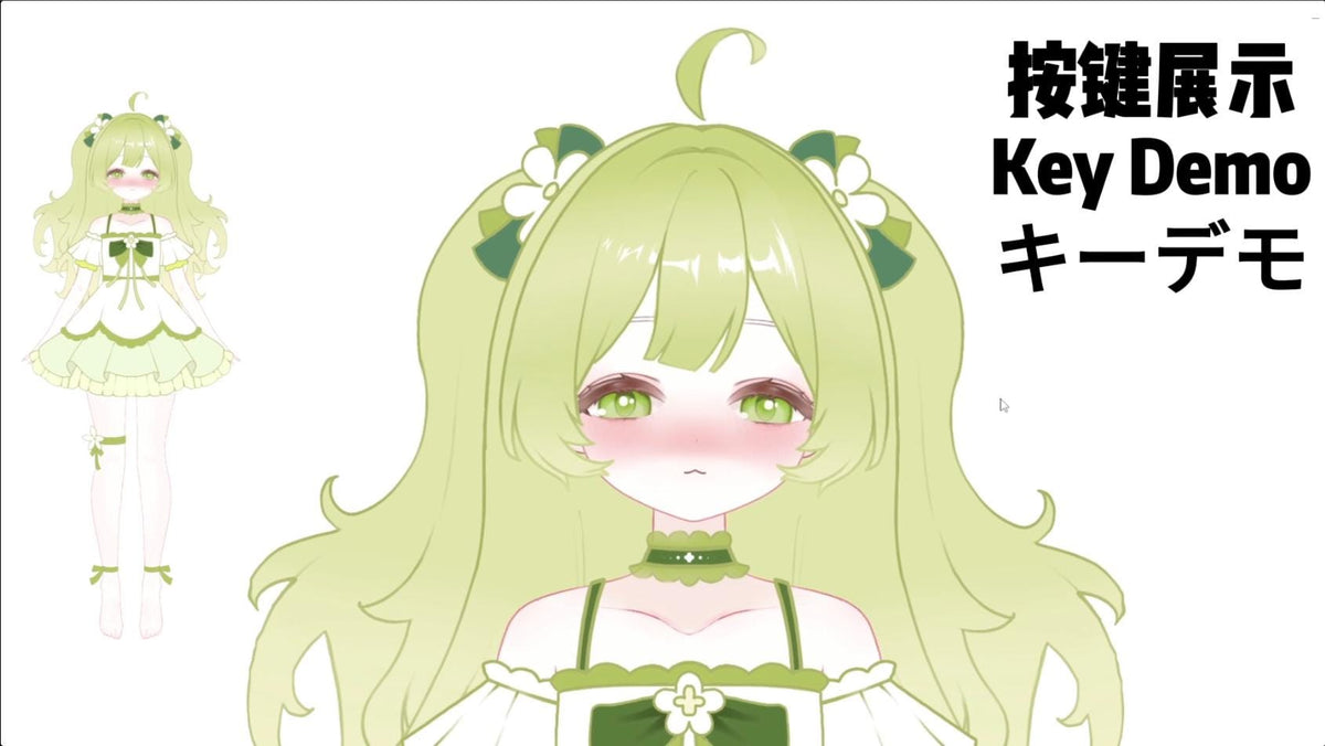 Exclusive VTuber Model – Full Body Live2D, 12 Toggles (PSD File)