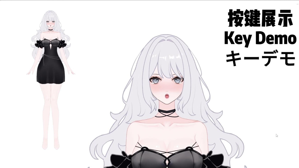 Big sister type 002 VTuber Model – Full Body Live2D, 10 Toggles (PSD File)