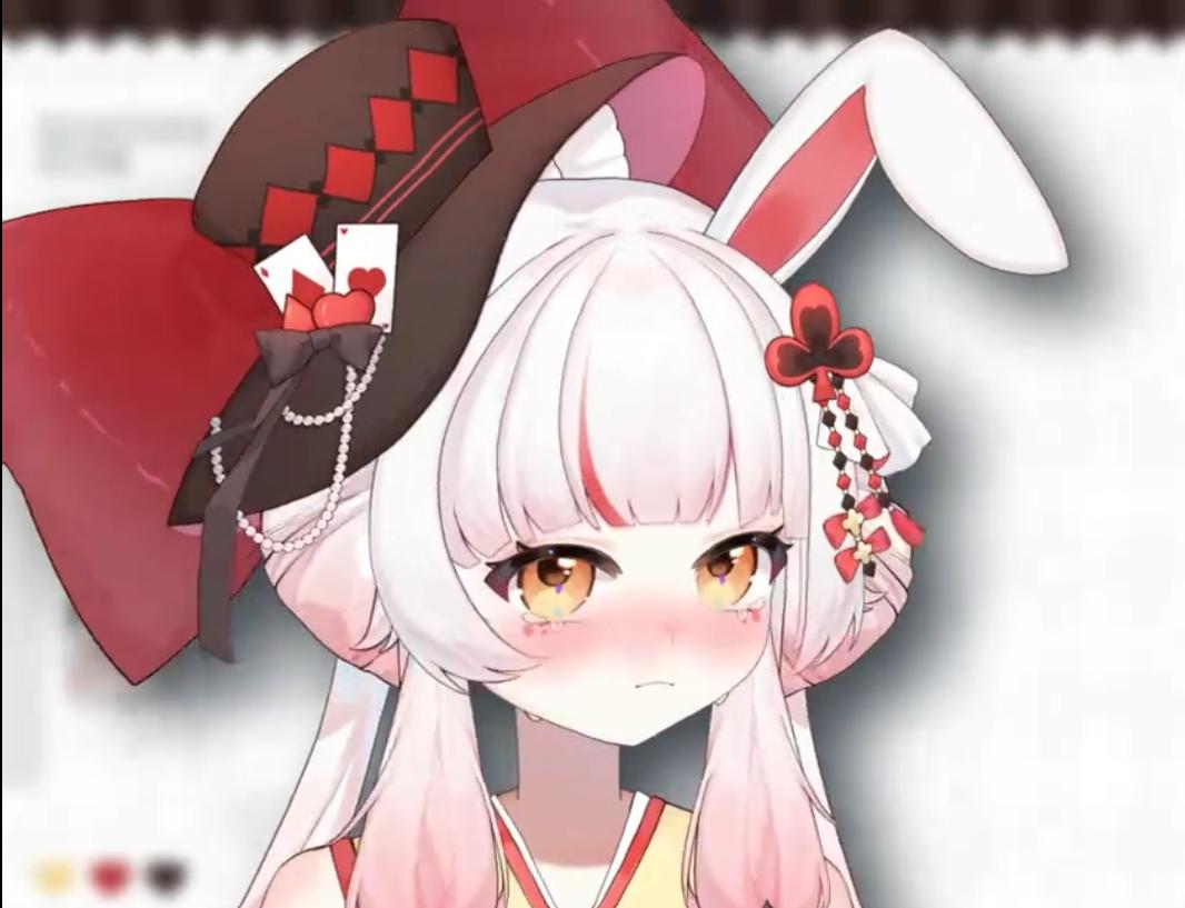 Magic Bunny VTuber Model | Rigged 2D Live2D Avatar