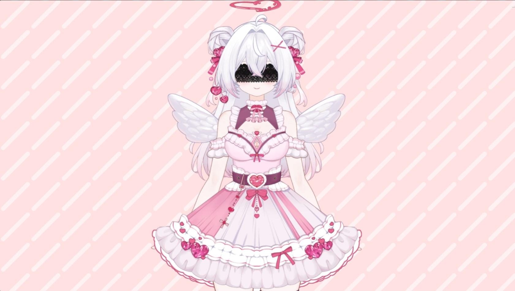 Strawberry Angel Vtuber Model Full Version – Full Body, Ready to Use