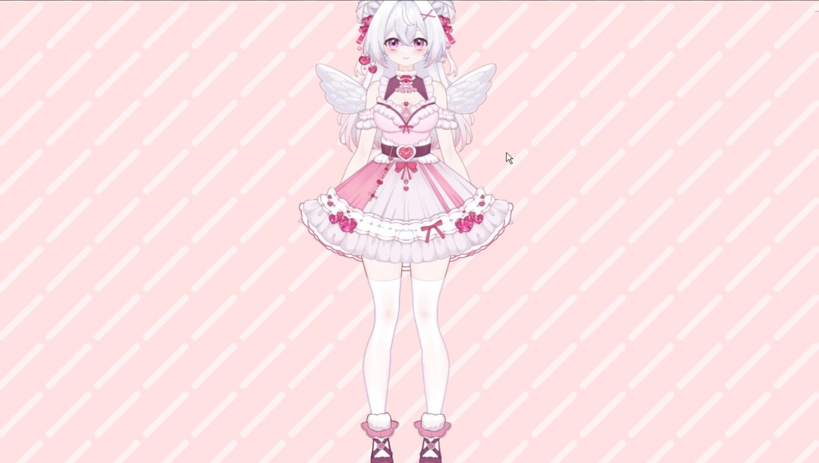 Strawberry Angel Vtuber Model Full Version – Full Body, Ready to Use