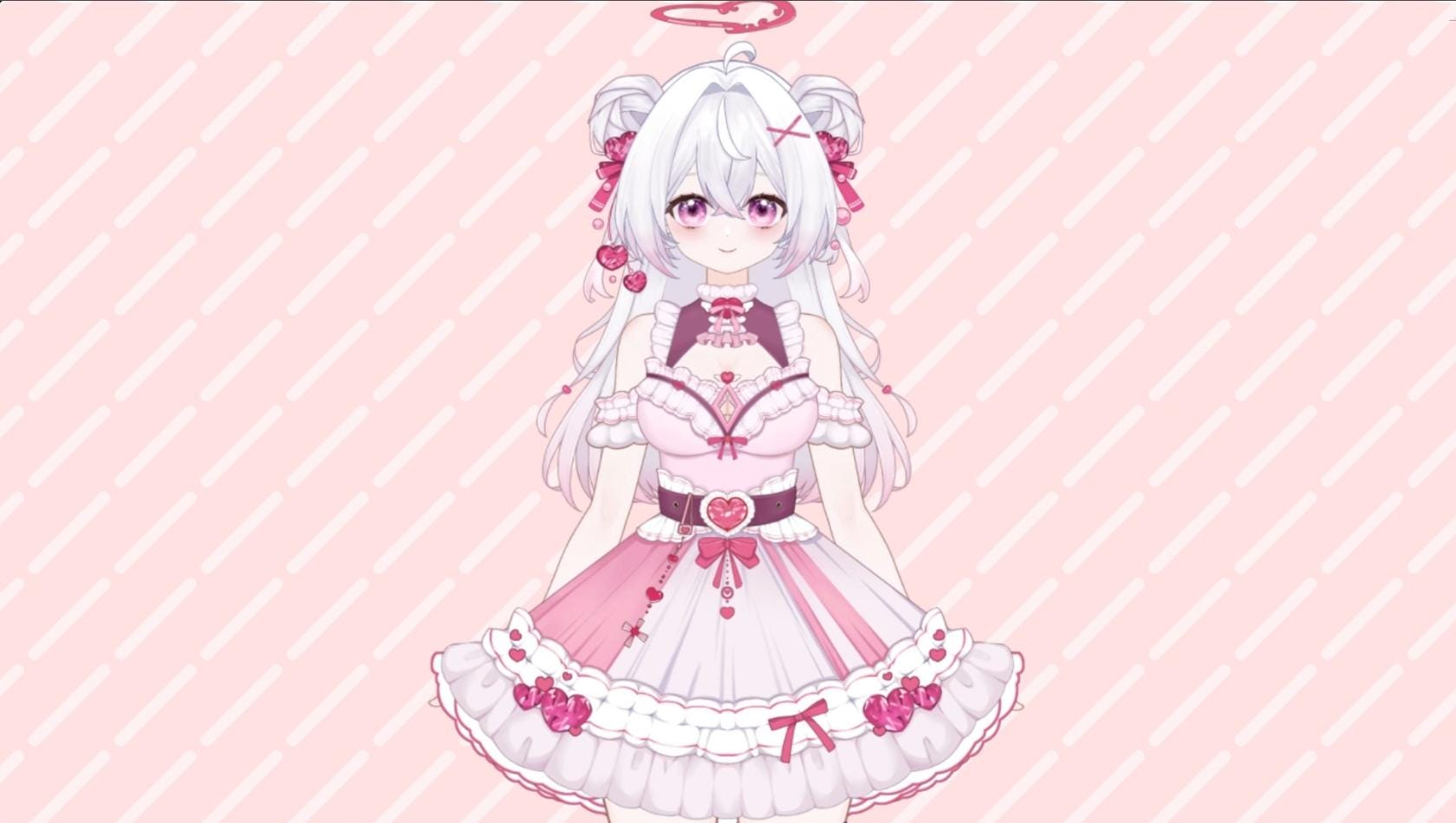 Strawberry Angel Vtuber Model Full Version – Full Body, Ready to Use