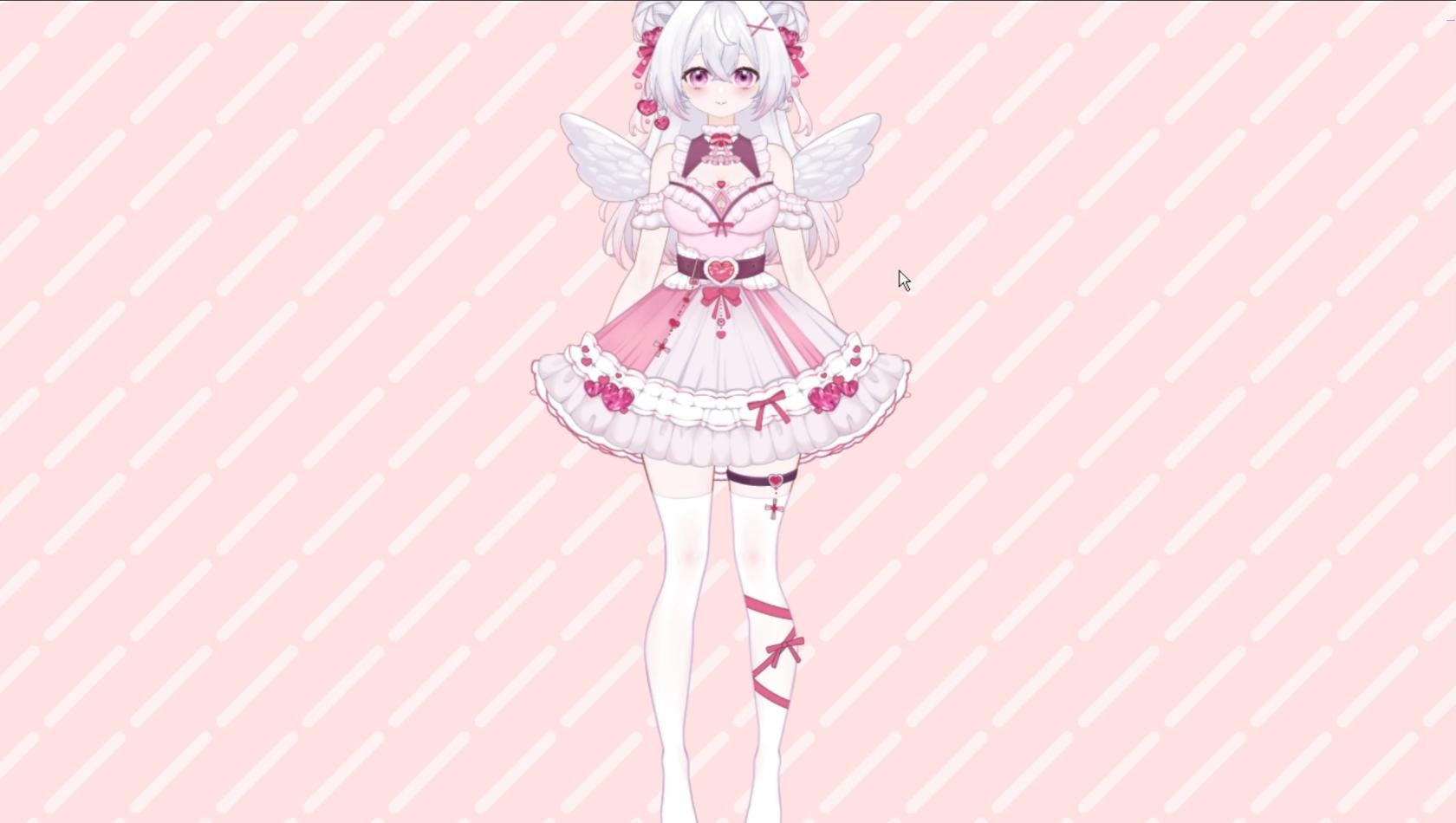 Strawberry Angel Vtuber Model Full Version – Full Body, Ready to Use