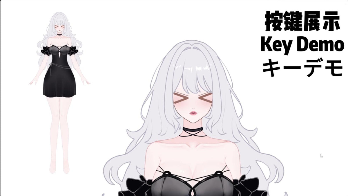 Big sister type 002 VTuber Model – Full Body Live2D, 10 Toggles (PSD File)