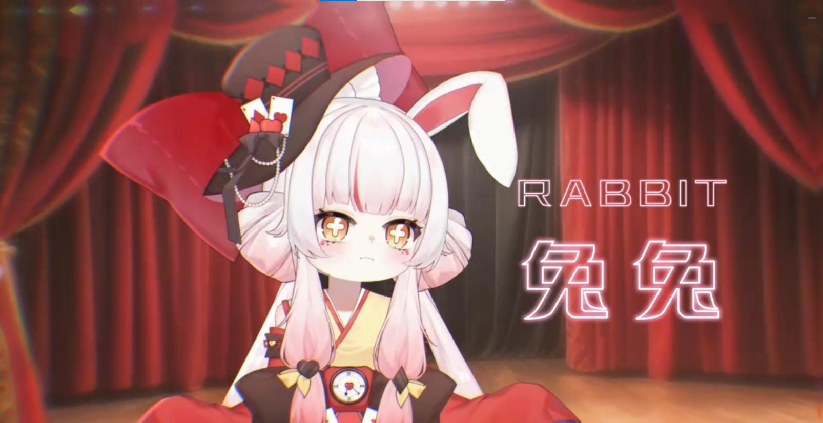 Magic Bunny VTuber Model | Rigged 2D Live2D Avatar