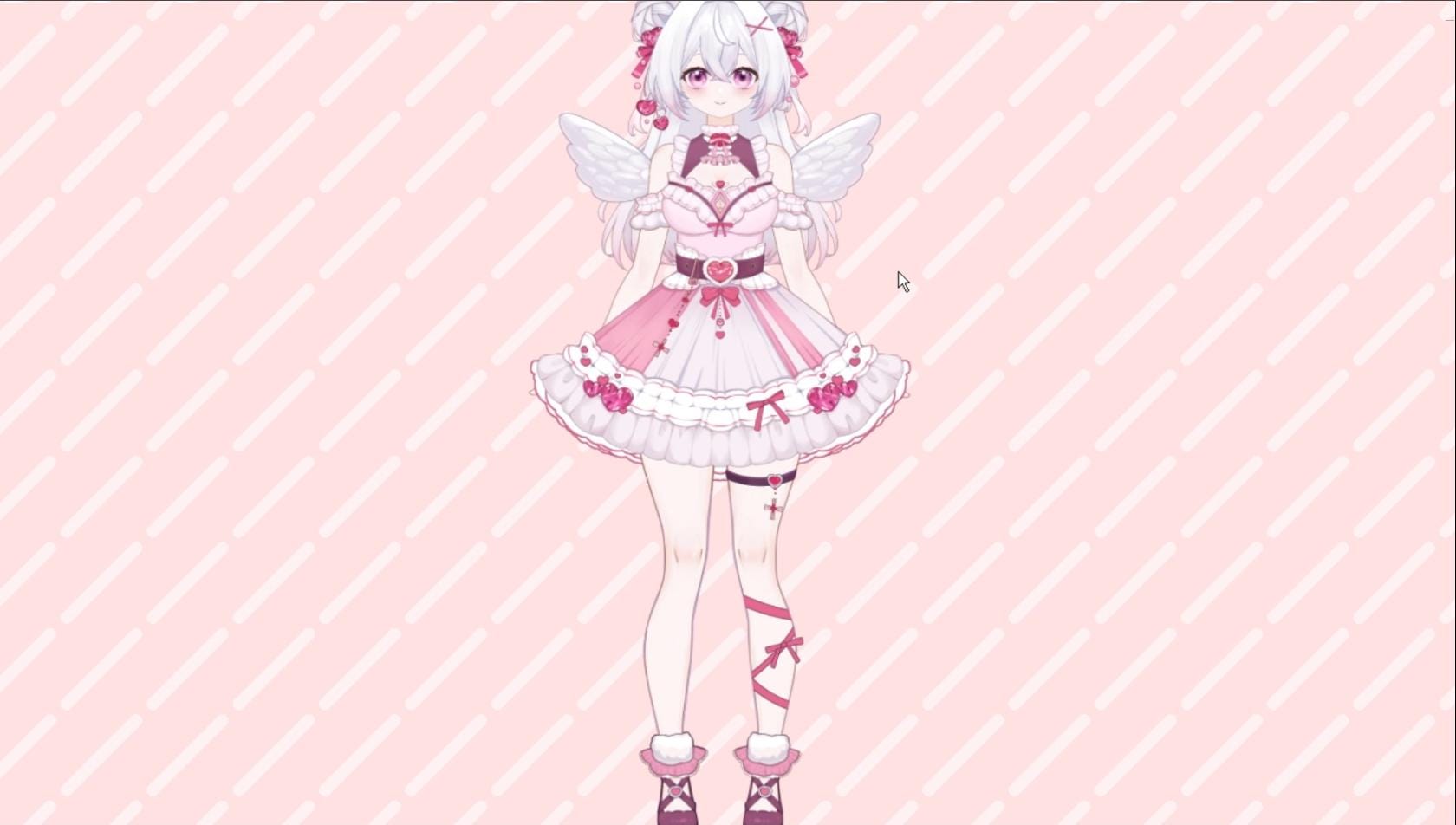 Strawberry Angel Vtuber Model Full Version – Full Body, Ready to Use