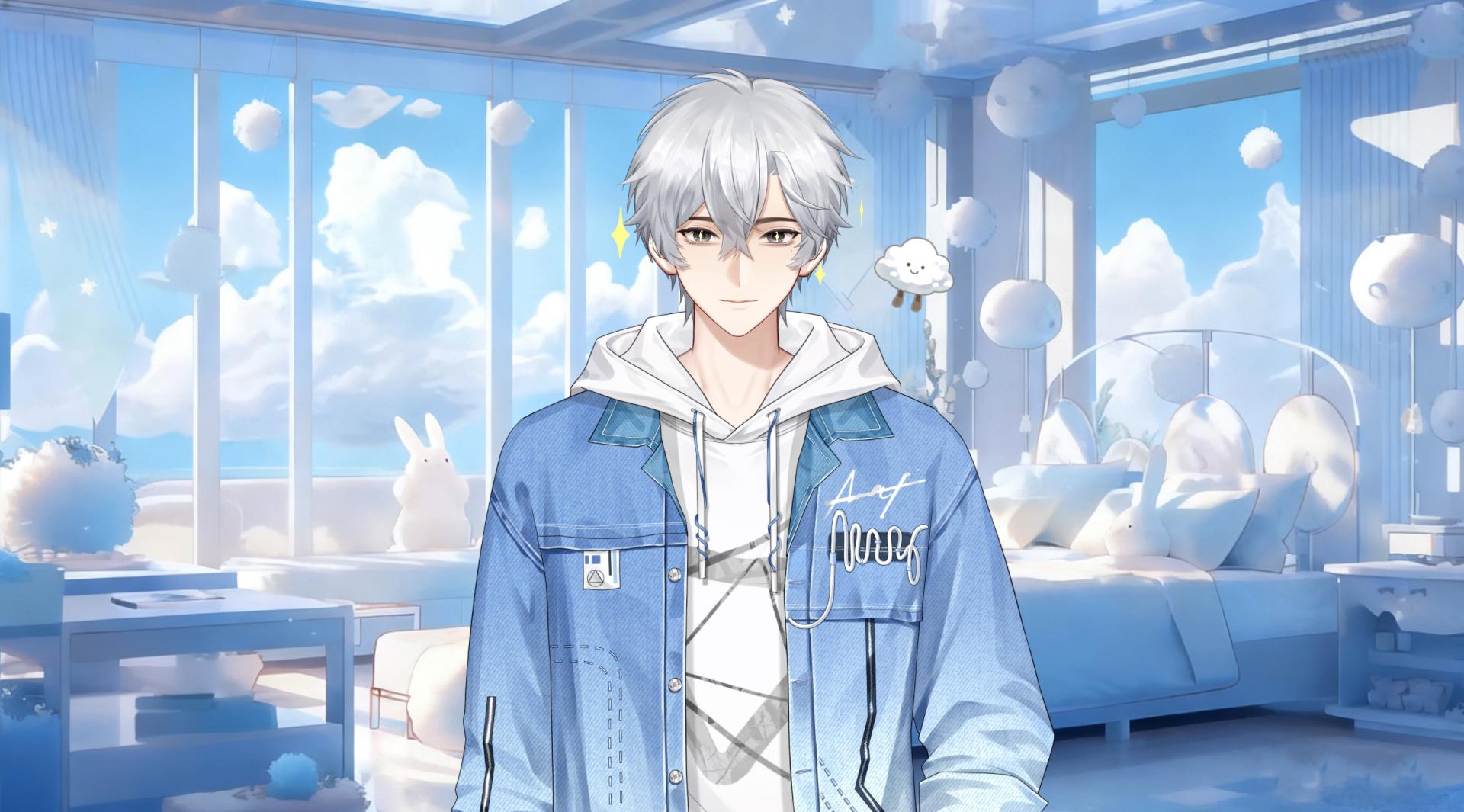 White Cloud Boy – Basic Version Live2D VTuber Model