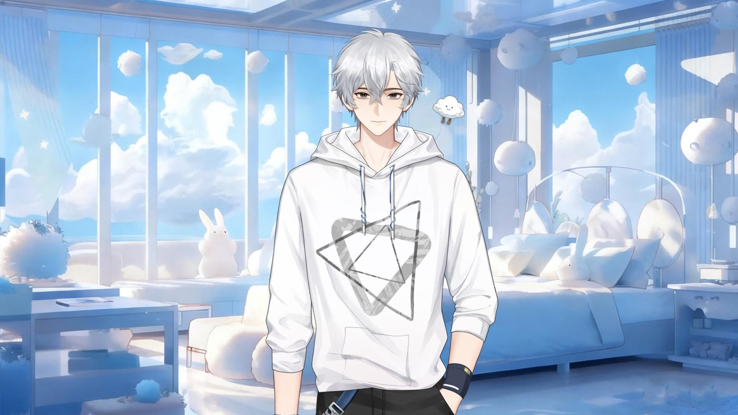 White Cloud Boy – Basic Version Live2D VTuber Model