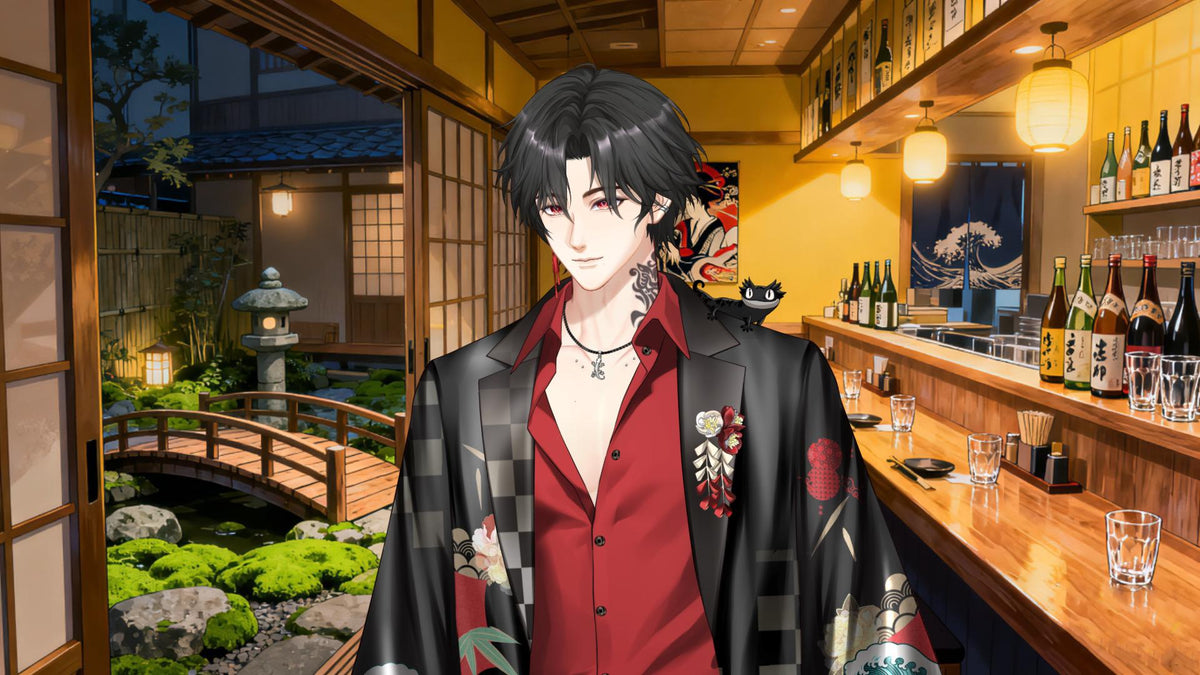 Yakuza Boss – [Basic Version] | Live2D VTuber Model | Commercial Use | Ready to Use | Full Body | VTube Studio