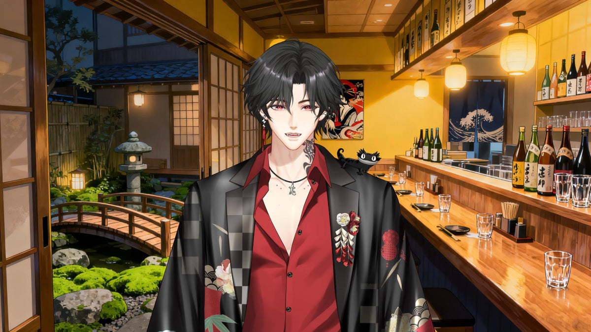 Yakuza Boss – [Basic Version] | Live2D VTuber Model | Commercial Use | Ready to Use | Full Body | VTube Studio