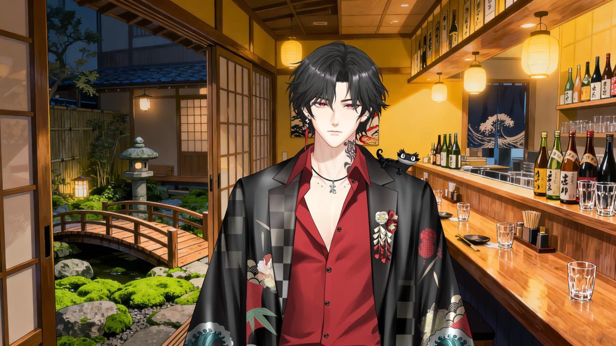 Yakuza Boss – [Basic Version] | Live2D VTuber Model | Commercial Use | Ready to Use | Full Body | VTube Studio