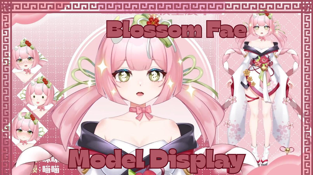 Blossom Fae– Live2D VTuber Model | Commercial Use | Ready to Use | Full Body | VTube Studio