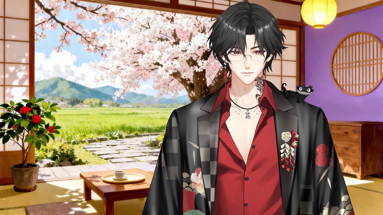 Yakuza Boss – [Full Version] | Live2D VTuber Model | Commercial Use | Ready to Use | Full Body | Outfit Toggles | Stream UI
