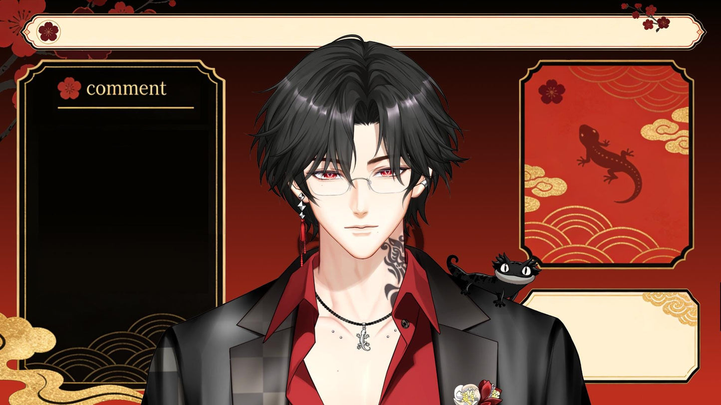 Yakuza Boss – [Full Version] | Live2D VTuber Model | Commercial Use | Ready to Use | Full Body | Outfit Toggles | Stream UI
