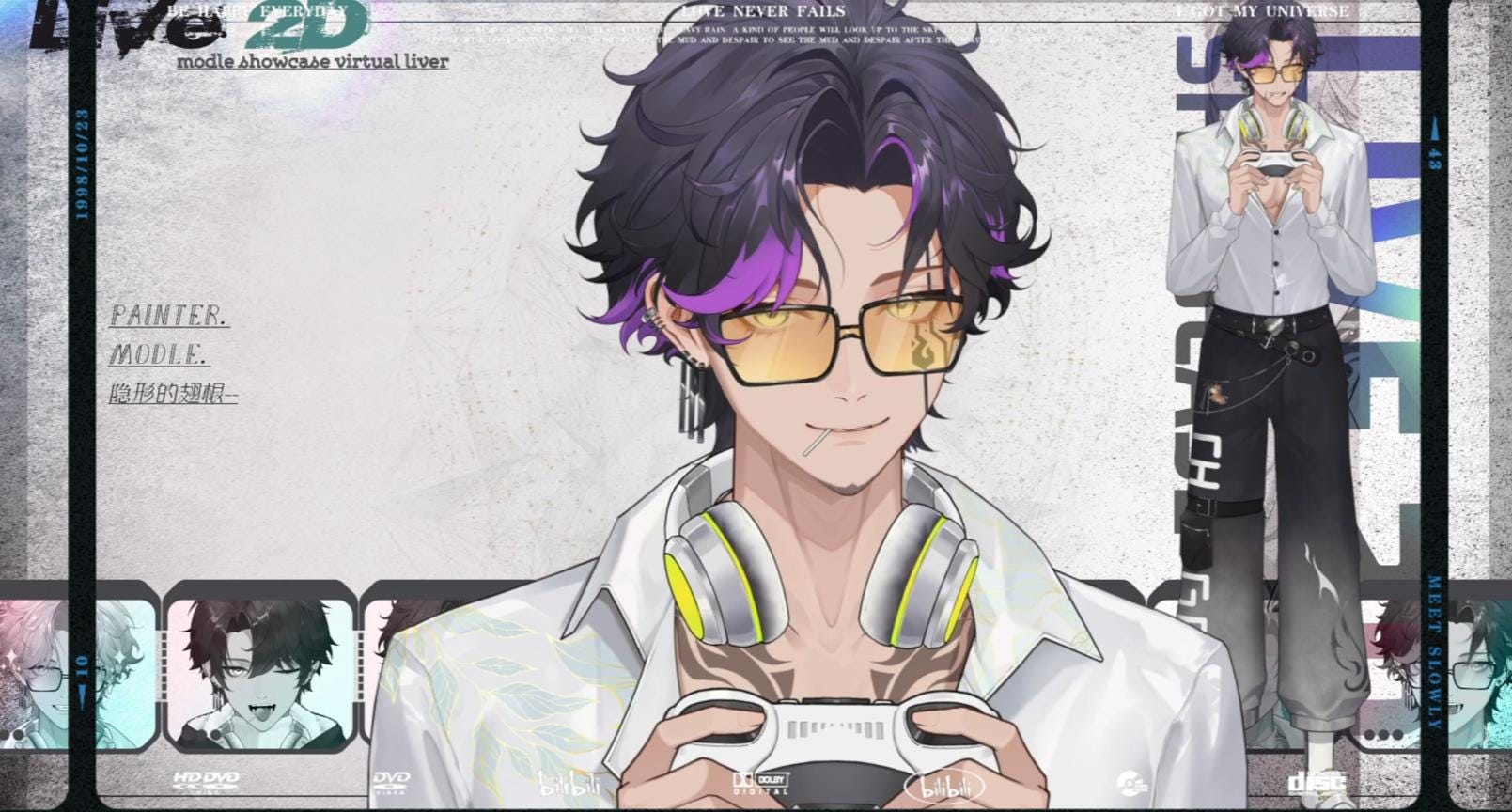 Vox Ren – Live2D VTuber Model | Commercial Use | Ready to Use | Full Body | VTube Studio