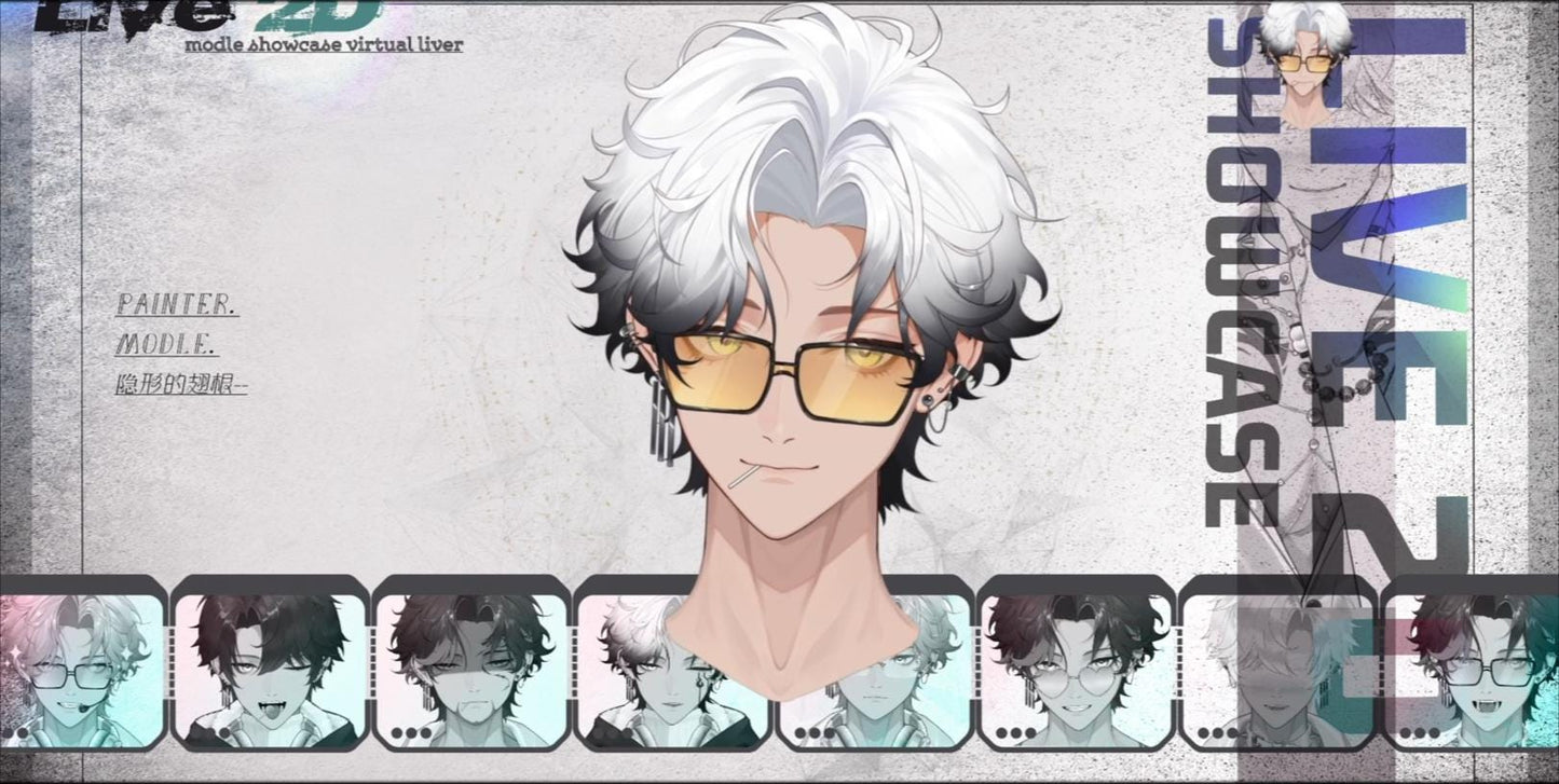 Vox Ren – Live2D VTuber Model | Commercial Use | Ready to Use | Full Body | VTube Studio