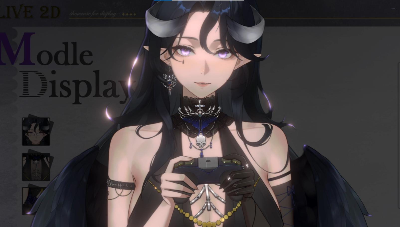 Nyra – Live2D VTuber Model | Commercial Use | Ready to Use | Full Body | Gothic Style