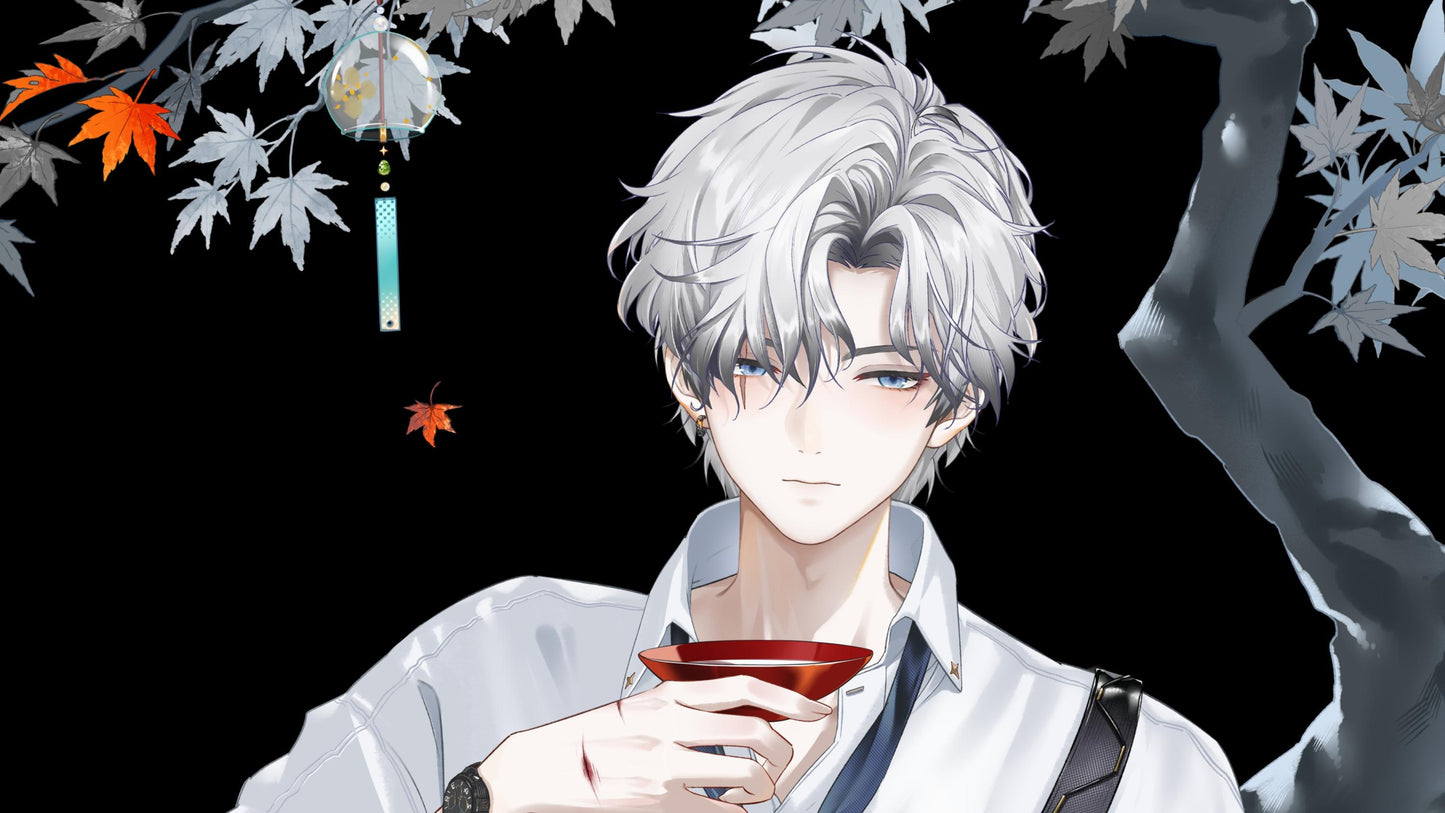 Qingchuan – Live2D Model | Commercial Use | Ready to Use | Full Body | Outfit Toggles | Elegant Male VTuber Model