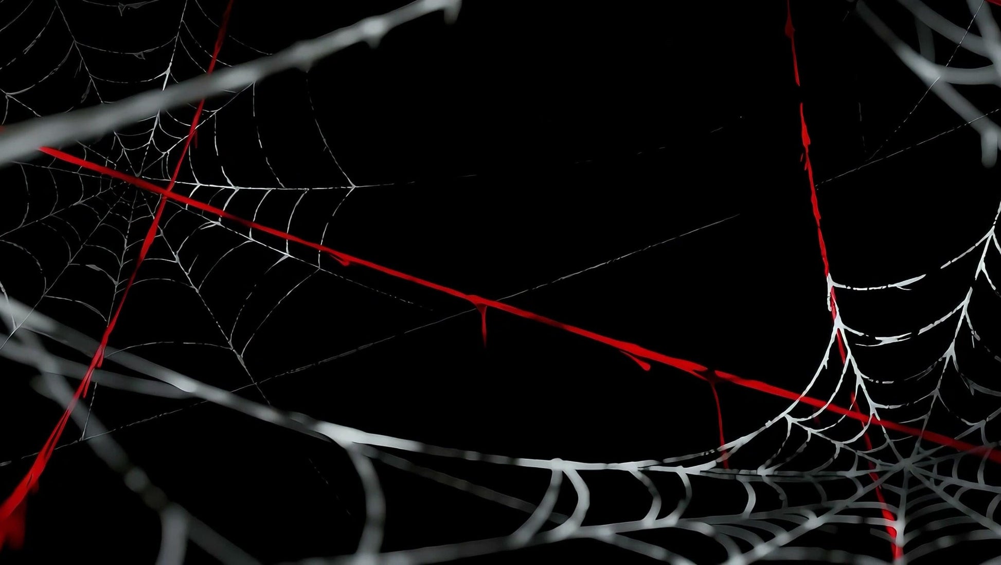 Gothic Spiderweb Heartseeker – Animated VTuber Background Set | 1440p QHD Loop Videos | Gothic / Dark / Spooky