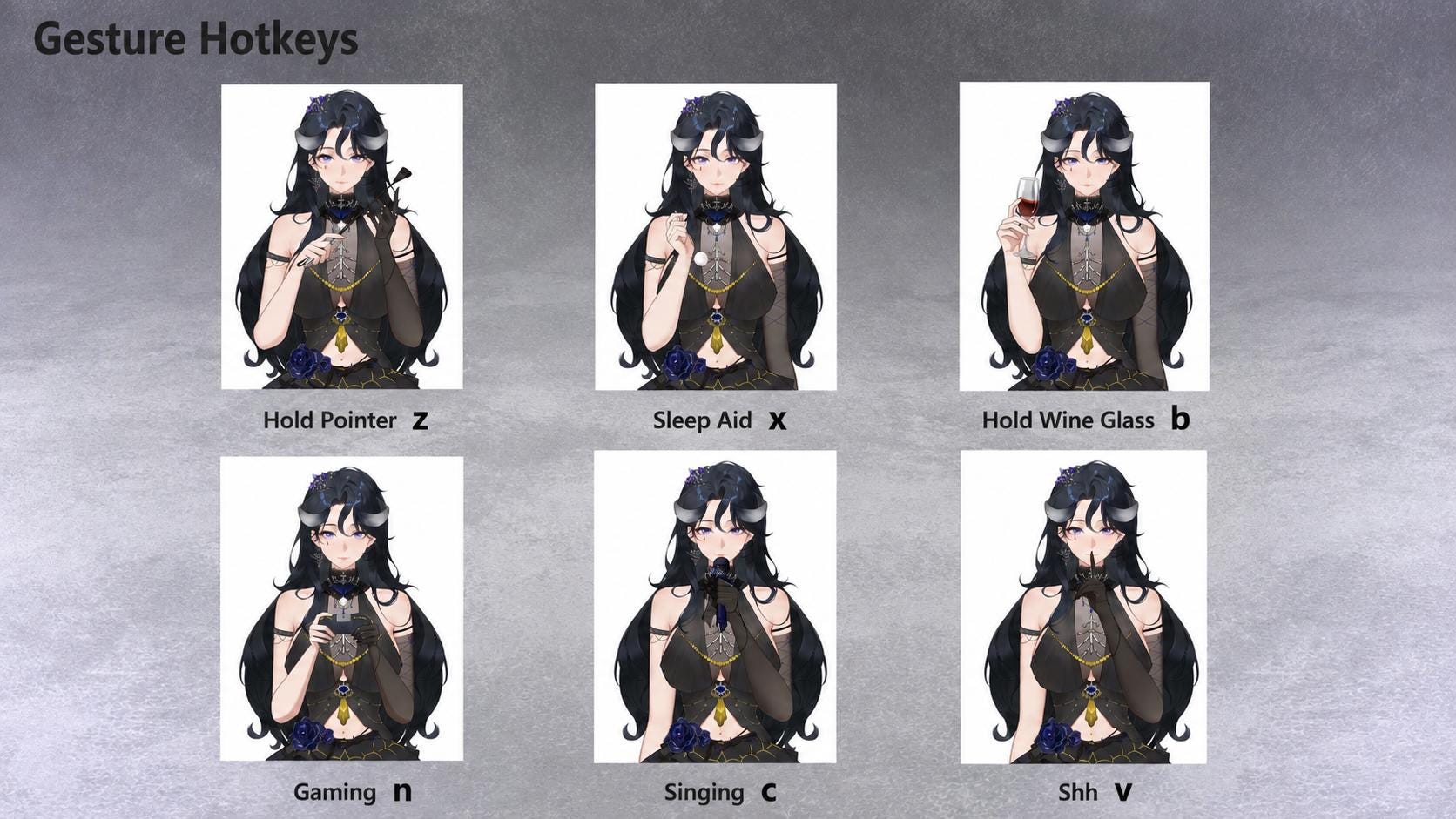 Nyra – Live2D VTuber Model | Commercial Use | Ready to Use | Full Body | Gothic Style