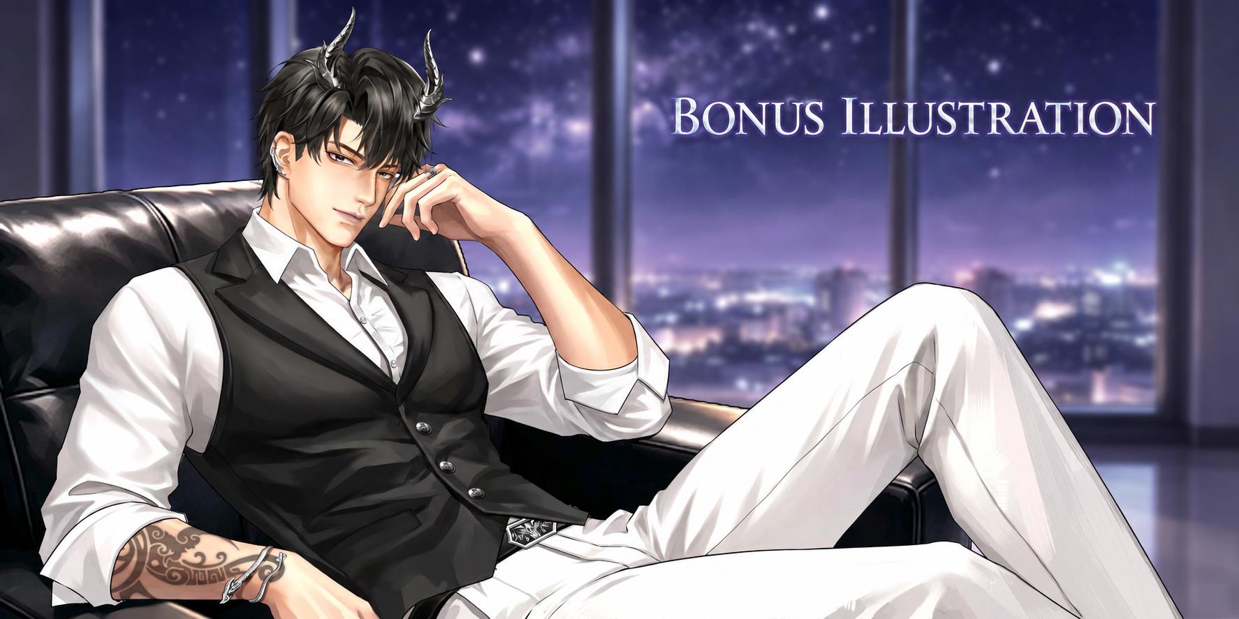 Kurogane – Premade Male VTuber Model | Dark Demon Butler VTuber Avatar | Ready to Use | Full Body | Outfit Toggles