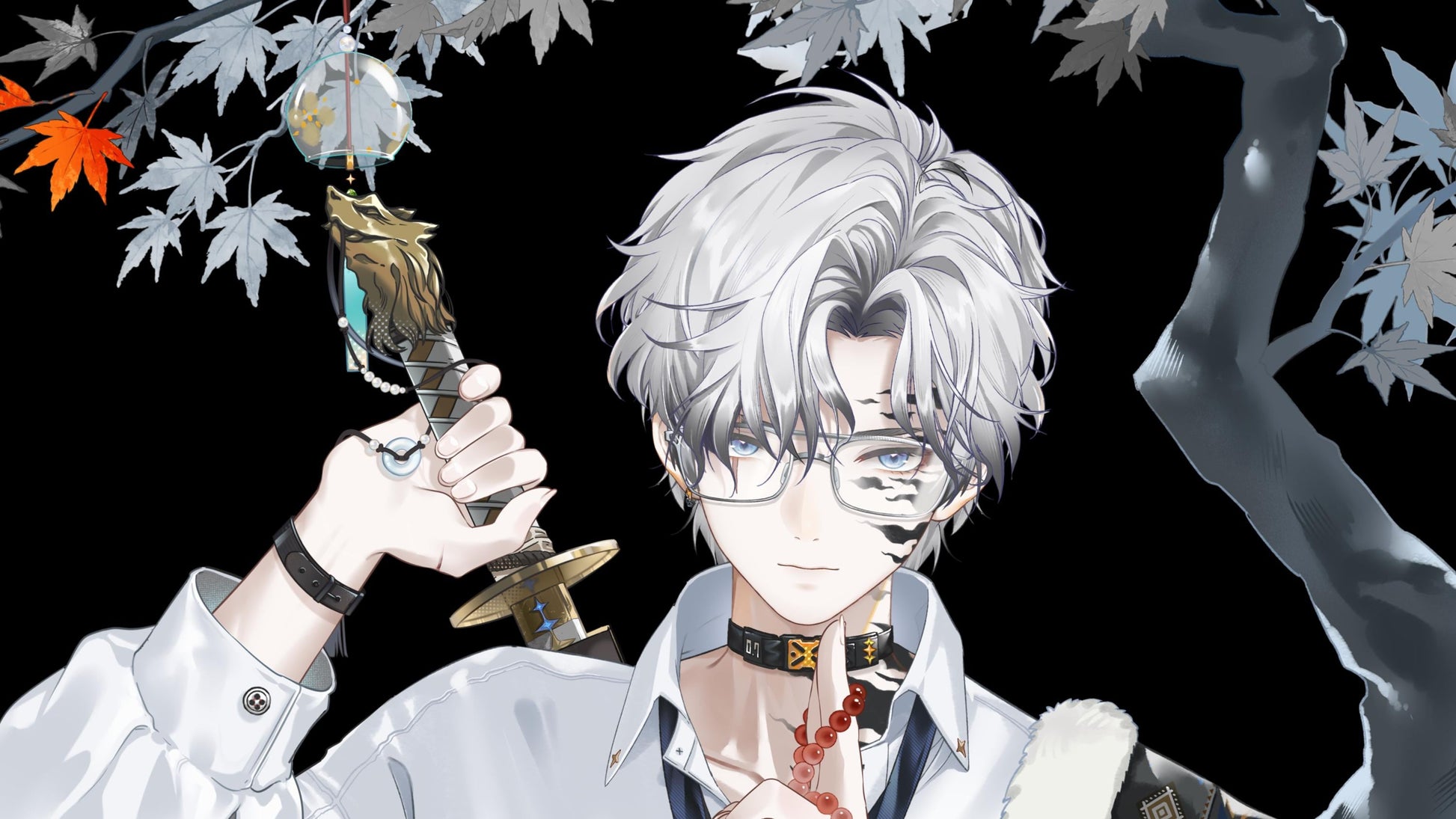 Qingchuan – Live2D Model | Commercial Use | Ready to Use | Full Body | Outfit Toggles | Elegant Male VTuber Model