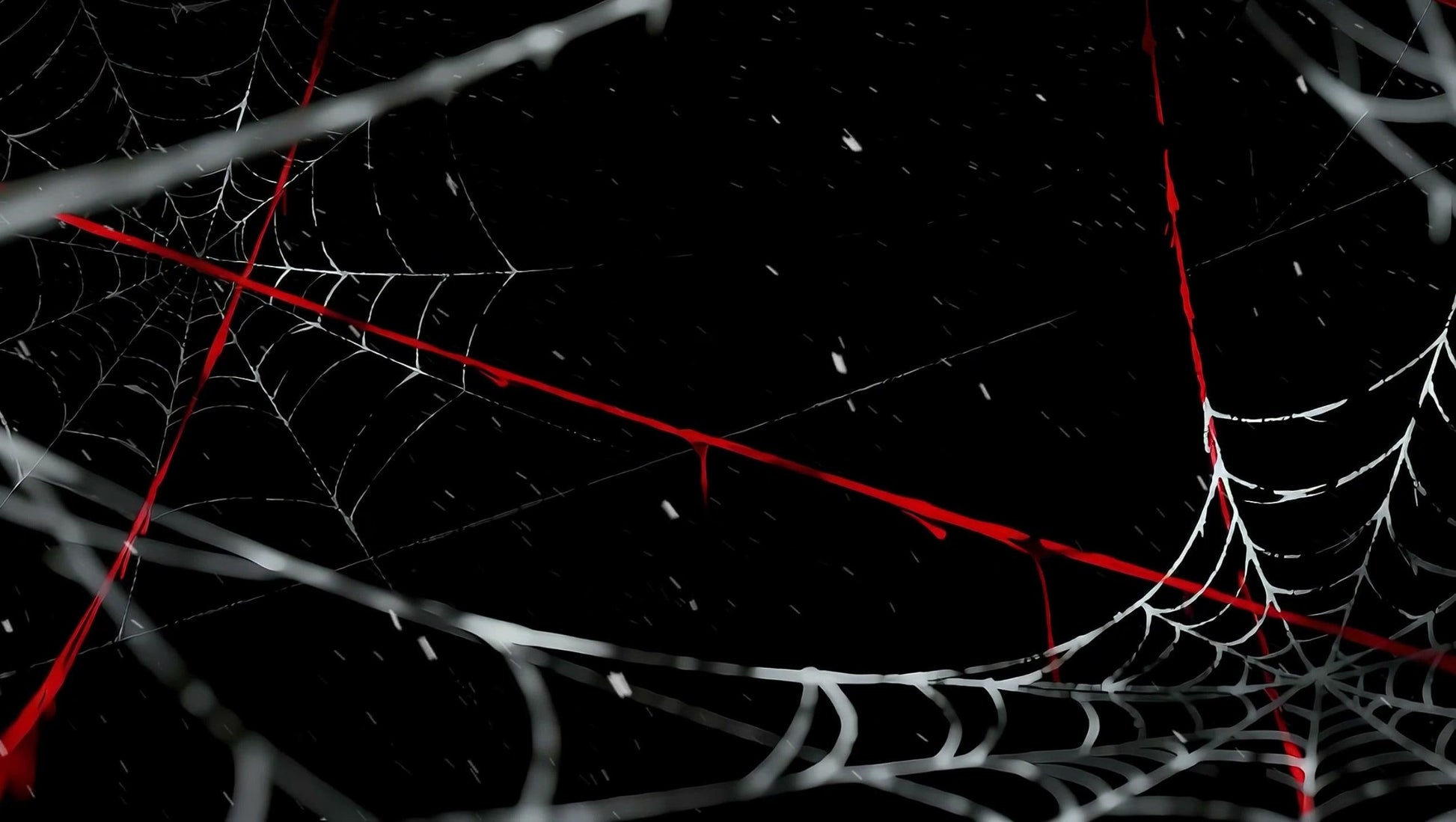 Gothic Spiderweb Heartseeker – Animated VTuber Background Set | 1440p QHD Loop Videos | Gothic / Dark / Spooky