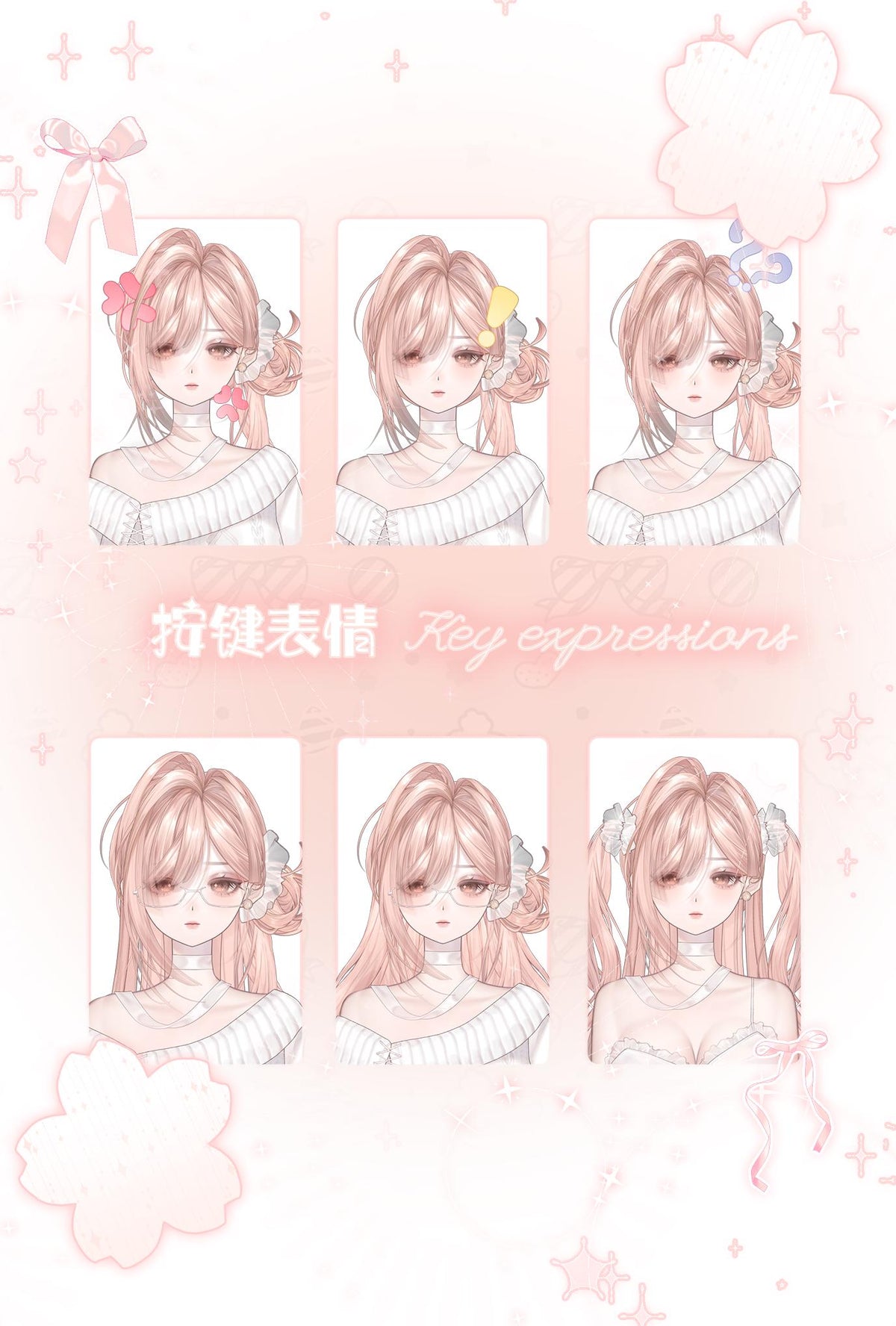 Pink Pink – Premade Female VTuber Model | Ready to Use | Full Body | 27 Toggles