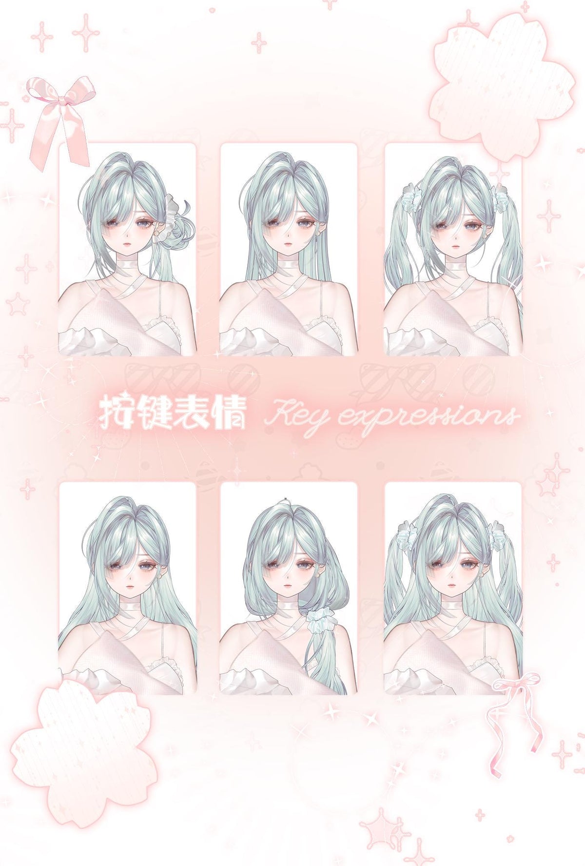 Blue Blue – Premade Female VTuber Model | Ready to Use | Full Body | 27 Toggles