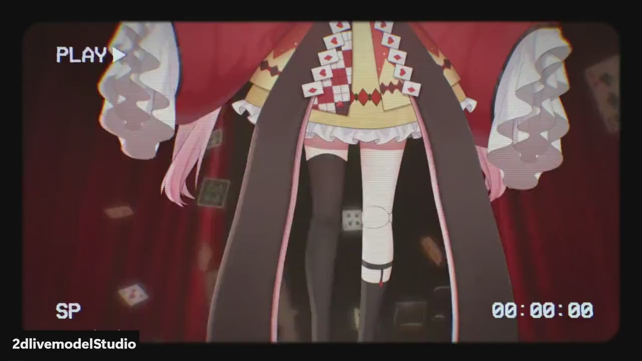 Magic Bunny VTuber Model | Rigged 2D Live2D Avatar