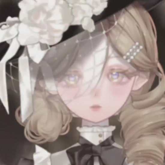 Toffee – Premade Female VTuber Model | Victorian Gothic VTuber Avatar | Ready to Use | Full Body | 22 Toggles